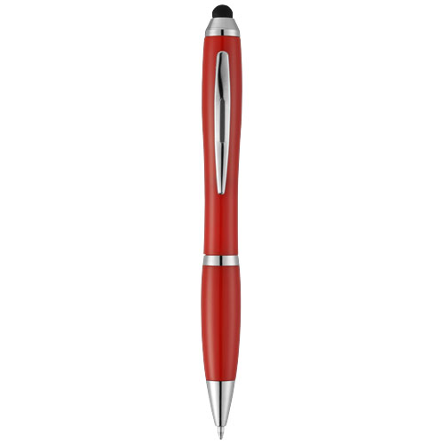 Nash stylus ballpoint pen with coloured grip